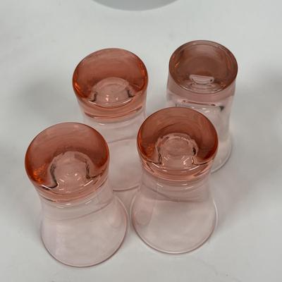 LOT 291: Pink Depression Glass Collection