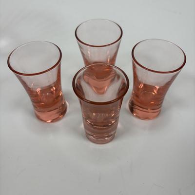 LOT 291: Pink Depression Glass Collection