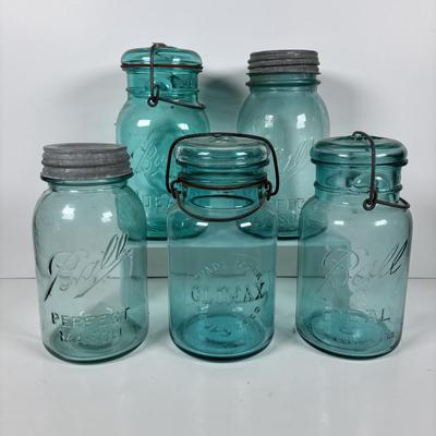 LOT 296: Vintage Canning Jars