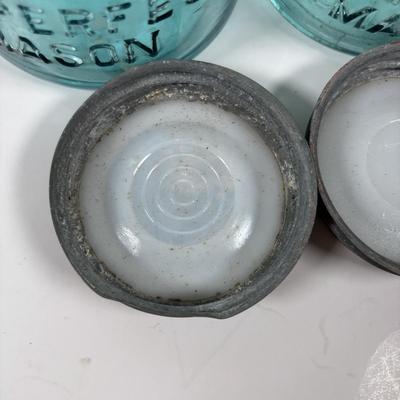 LOT 316: Collection of Five Vintage Canning Jars