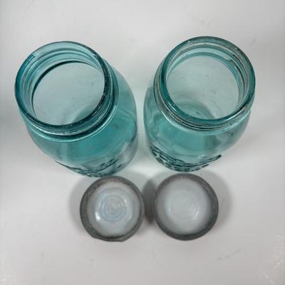 LOT 316: Collection of Five Vintage Canning Jars