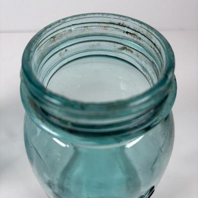 LOT 316: Collection of Five Vintage Canning Jars