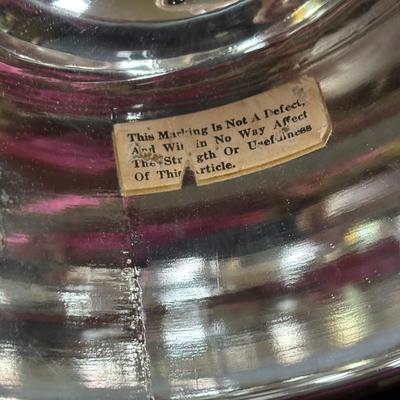 LOT 317: Vintage Silver on Copper Vacuum Insulted Ice Bucket, Lausitzer Hand-Cut Crystal Glass Set and Cordless Electric Mixer