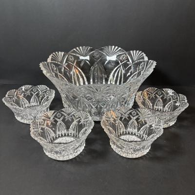 LOT 318: Crystal Collection: Sparkling Cut Crystal Water/Wine Carafes, Galena and JG Durand