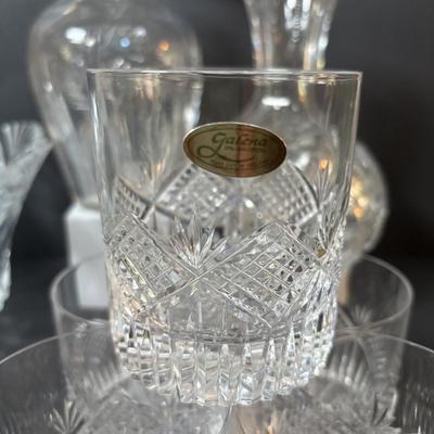 LOT 318: Crystal Collection: Sparkling Cut Crystal Water/Wine Carafes, Galena and JG Durand