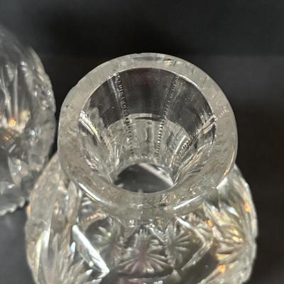 LOT 318: Crystal Collection: Sparkling Cut Crystal Water/Wine Carafes, Galena and JG Durand