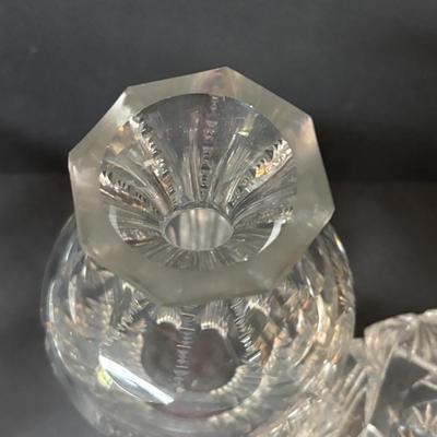 LOT 318: Crystal Collection: Sparkling Cut Crystal Water/Wine Carafes, Galena and JG Durand