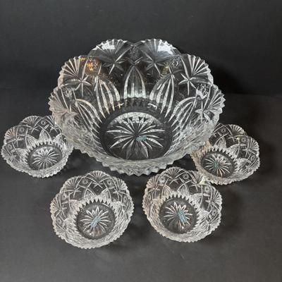 LOT 318: Crystal Collection: Sparkling Cut Crystal Water/Wine Carafes, Galena and JG Durand