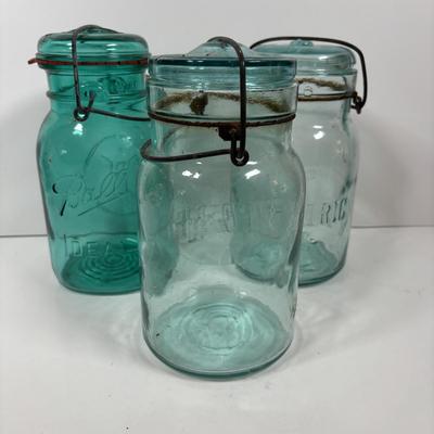 LOT 319: Vintage Canning Jars & More