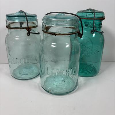LOT 319: Vintage Canning Jars & More