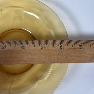 LOT 322 Vintage Amber Dinnerware/Glass Collection