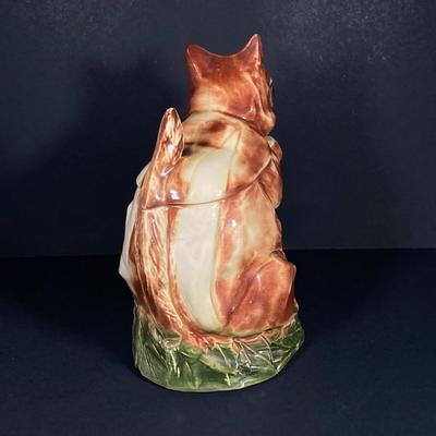 LOT 325: Vintage McCoy USA Pottery Squirrel Cookie Jar