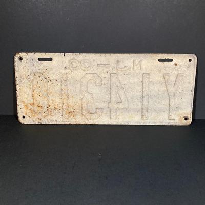 LOT 332: Three Vintage 1933 New Jersey License Plates