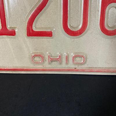 LOT 333: Collection of Vintage License Plates - California, Ohio and Mississippi