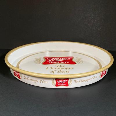 LOT 344: Coors Brewing Company and Miller High Life Vintage Collector Collection - Trays and Mugs / Steins