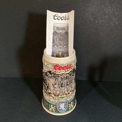 LOT 344: Coors Brewing Company and Miller High Life Vintage Collector Collection - Trays and Mugs / Steins