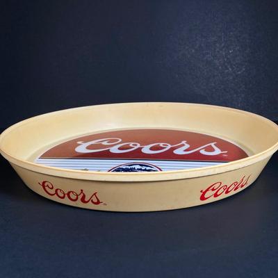 LOT 344: Coors Brewing Company and Miller High Life Vintage Collector Collection - Trays and Mugs / Steins