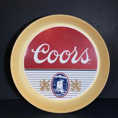 LOT 344: Coors Brewing Company and Miller High Life Vintage Collector Collection - Trays and Mugs / Steins