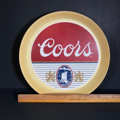 LOT 344: Coors Brewing Company and Miller High Life Vintage Collector Collection - Trays and Mugs / Steins