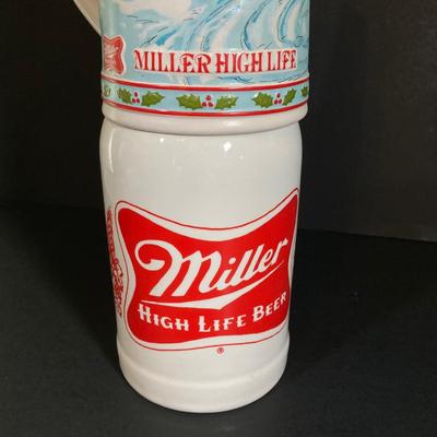 LOT 344: Coors Brewing Company and Miller High Life Vintage Collector Collection - Trays and Mugs / Steins