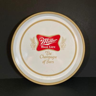 LOT 344: Coors Brewing Company and Miller High Life Vintage Collector Collection - Trays and Mugs / Steins