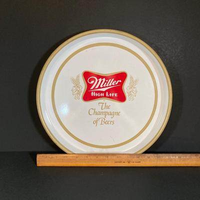 LOT 344: Coors Brewing Company and Miller High Life Vintage Collector Collection - Trays and Mugs / Steins