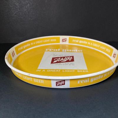 LOT 346: Schmidt's and Schlitz Beer / Brewing Company Vintage Serving Trays