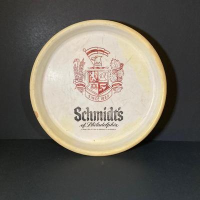 LOT 346: Schmidt's and Schlitz Beer / Brewing Company Vintage Serving Trays