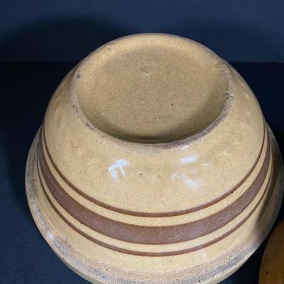 LOT 350: Collection of Four Vintage Pottery Bowls