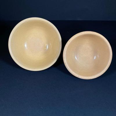 LOT 350: Collection of Four Vintage Pottery Bowls