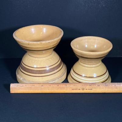 LOT 350: Collection of Four Vintage Pottery Bowls