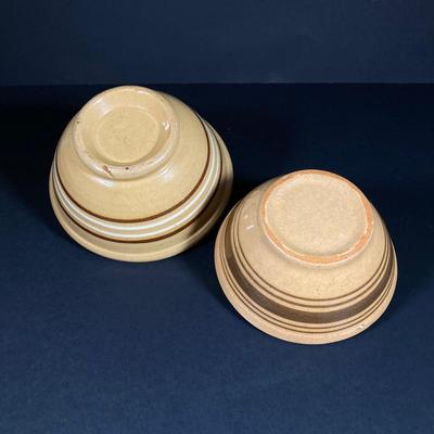 LOT 350: Collection of Four Vintage Pottery Bowls
