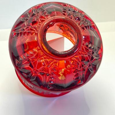 LOT 353: Dazzling Red Art Glass Fairy Light