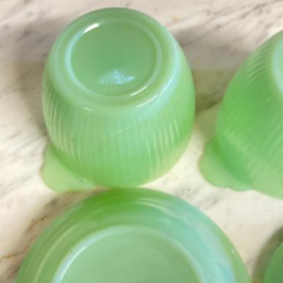 LOT 356: Large Anchor Hocking Jadeite Fire King Oven Ware Collection