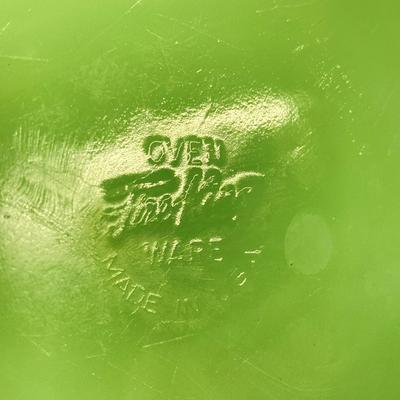 LOT 356: Large Anchor Hocking Jadeite Fire King Oven Ware Collection