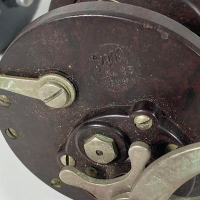 LOT 361: Three Fishing Reels - Penn No 85 and Senator 4/0 and Ocean City Brand