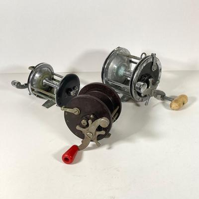 LOT 361: Three Fishing Reels - Penn No 85 and Senator 4/0 and Ocean City Brand