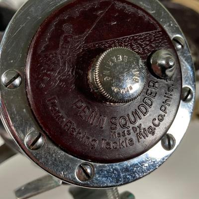 LOT 363: Three Penn Fishing Reels - No 10, No 85 and Squidder No 140