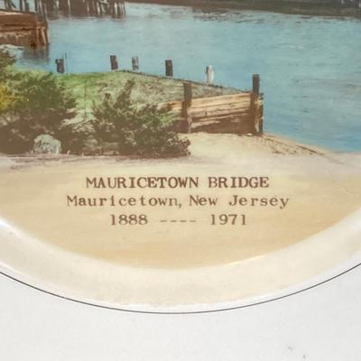 LOT 364: Collection of Preston-Hopkinson Co. Collector Plates - East Point Lighthouse, Mauricetown Bridge & Port Elizabeth Covered...