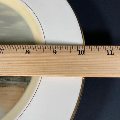 LOT 364: Collection of Preston-Hopkinson Co. Collector Plates - East Point Lighthouse, Mauricetown Bridge & Port Elizabeth Covered...