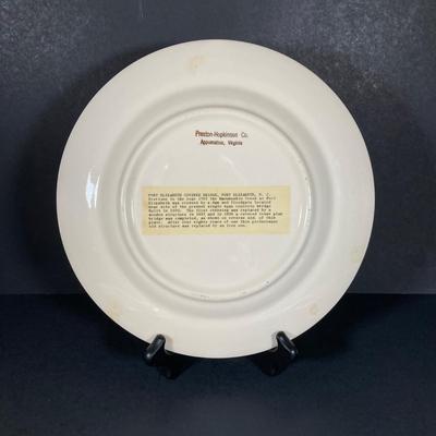 LOT 364: Collection of Preston-Hopkinson Co. Collector Plates - East Point Lighthouse, Mauricetown Bridge & Port Elizabeth Covered...