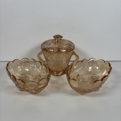 LOT 381: Carnival Marigold Iridescent Glass Collection
