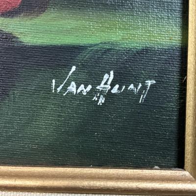 LOT 389: Signed Van Still Life Painting