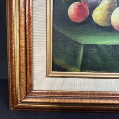 LOT 389: Signed Van Still Life Painting