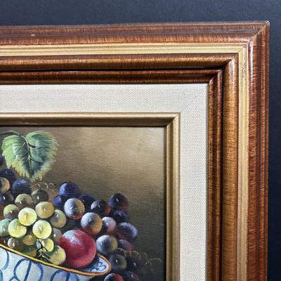 LOT 389: Signed Van Still Life Painting