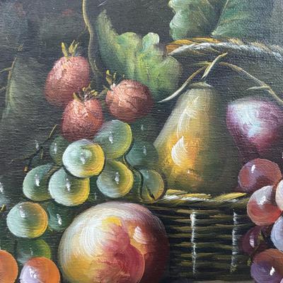 LOT 390: Signed M. Louisa Still Life Painting