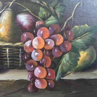 LOT 390: Signed M. Louisa Still Life Painting