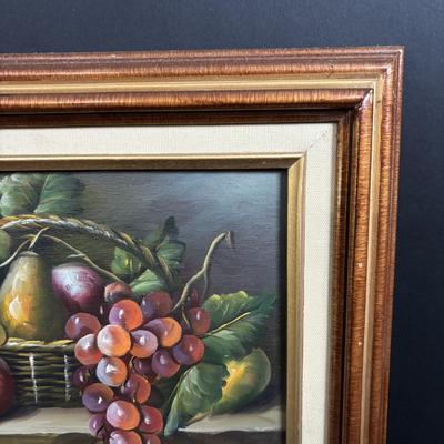 LOT 390: Signed M. Louisa Still Life Painting