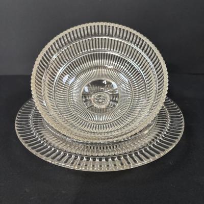 LOT 394: Vintage Covered Butter/Cheese Dishes