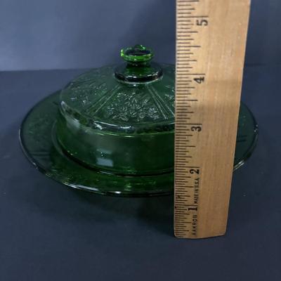 LOT 394: Vintage Covered Butter/Cheese Dishes